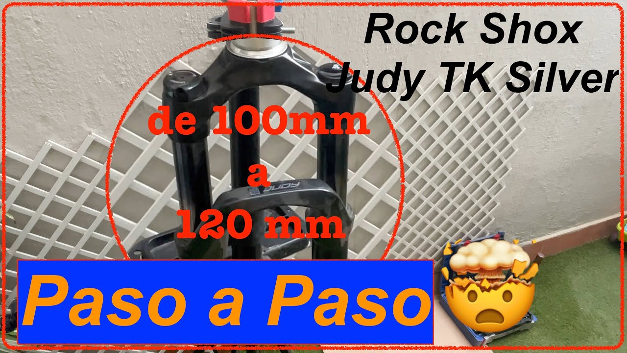 Mantenimiento y aumento de recorrido Rock Shox Judy Paso a Paso.