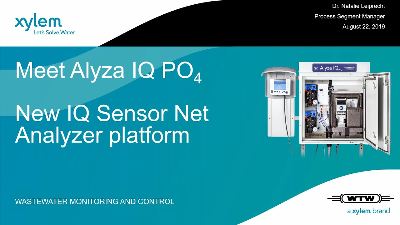 Webinar - Meet Alyza IQ PO4, our IQ Sensor Net Analyzer Platform with WTW