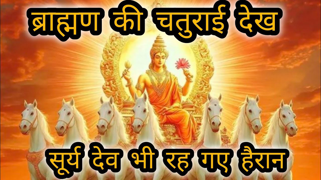 सूर्य देव भी हार गए ब्राह्मण की इस बुद्धिमानी के आगे | रविवार विशेष कथा