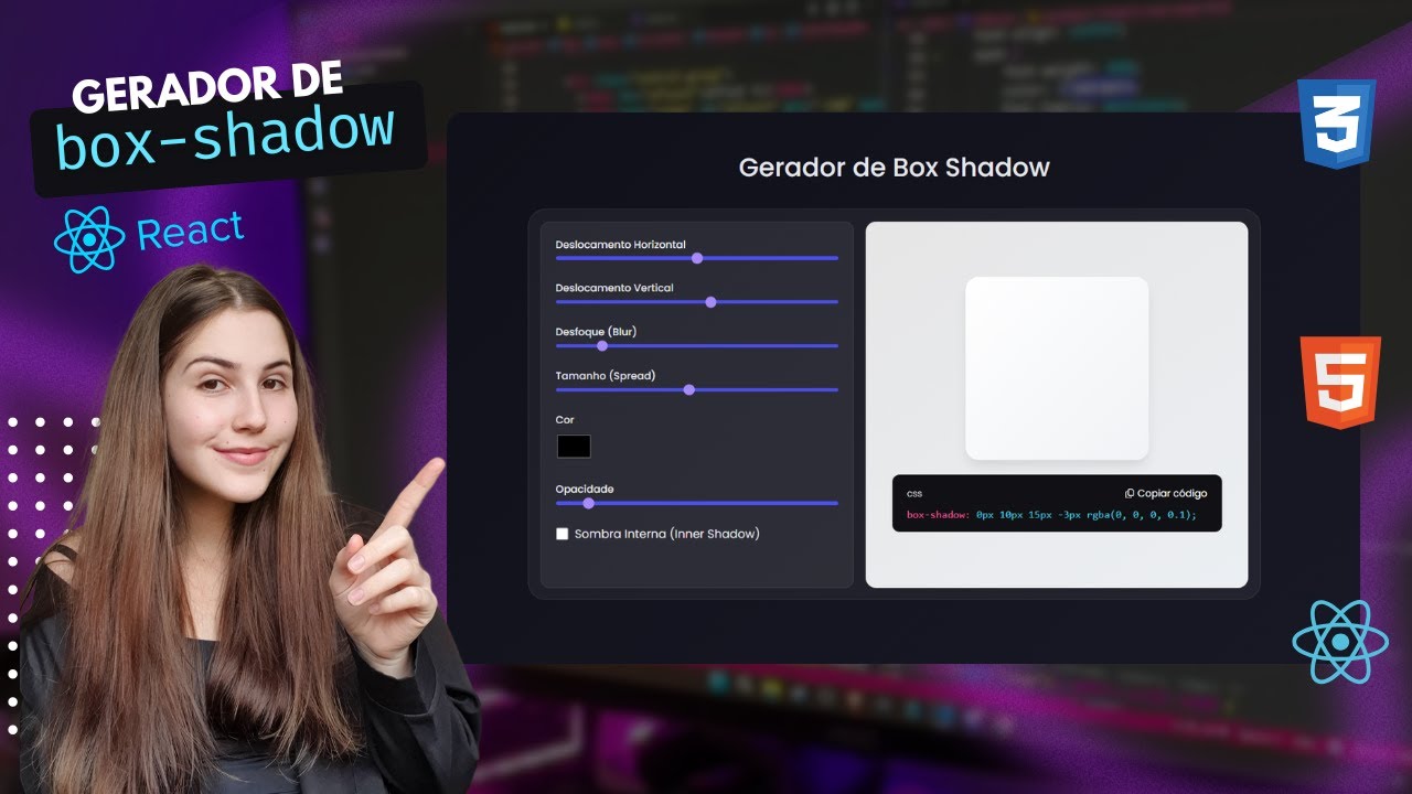 Como Fazer um Gerador de Box Shadow com React