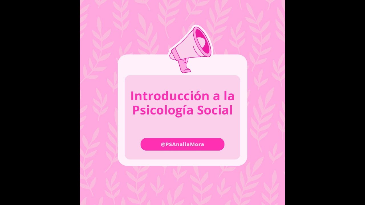 Introducción a la Psicología Social - 1° Año