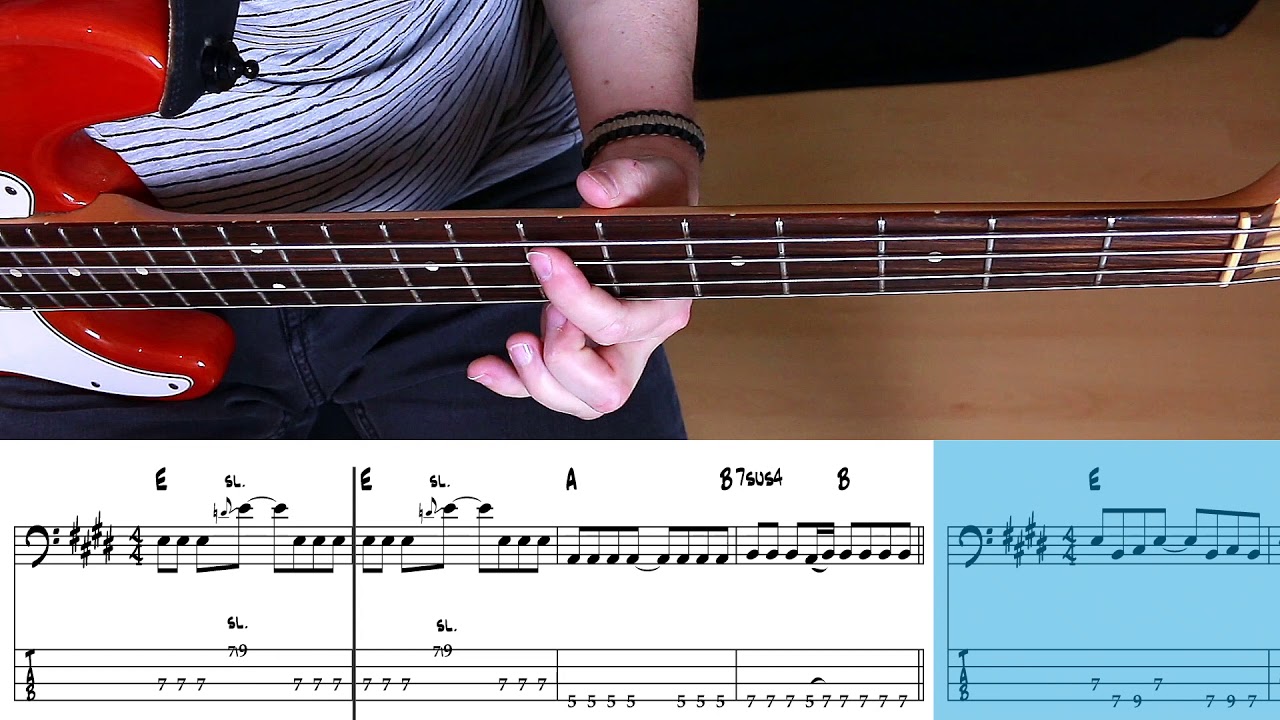 Bruce Springsteen - Born To Run (Bass cover with tabs)