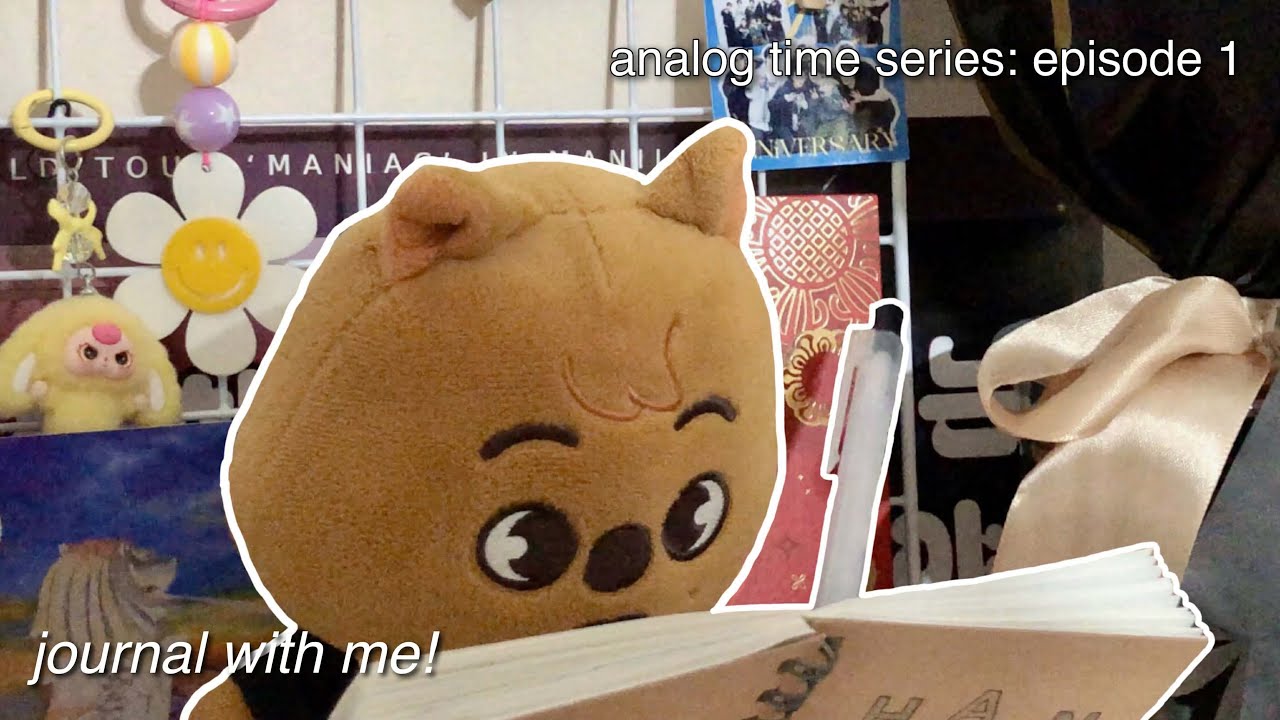 analog time ep. 1: (asmr) journal with me! 💌📖✍️