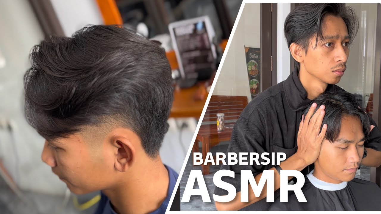 ASMR Haircut & Head Massage,A Calming Journey to Deep Relaxation. #asmr #relaxing #satisfying #sleep
