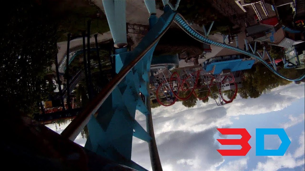 Shockwave 3D front seat on-ride HD POV Drayton Manor