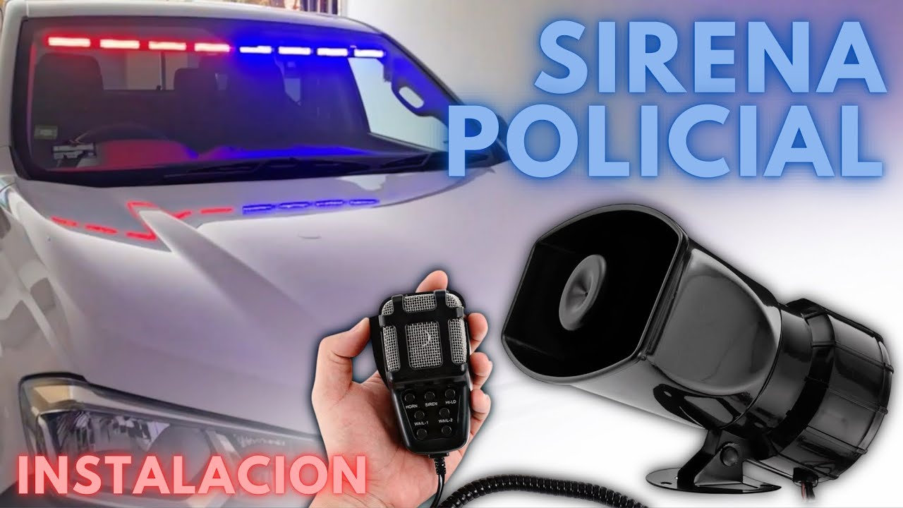 Instalación Sirena Policial (Pato Patrulla) en Pick Up Chevrolet S10 Tutorial