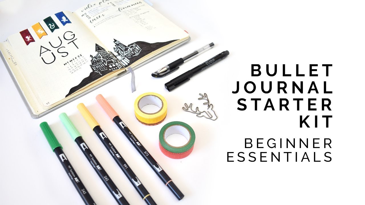 the ultimate bullet journal starter kit ⭐ essential supplies for beginners