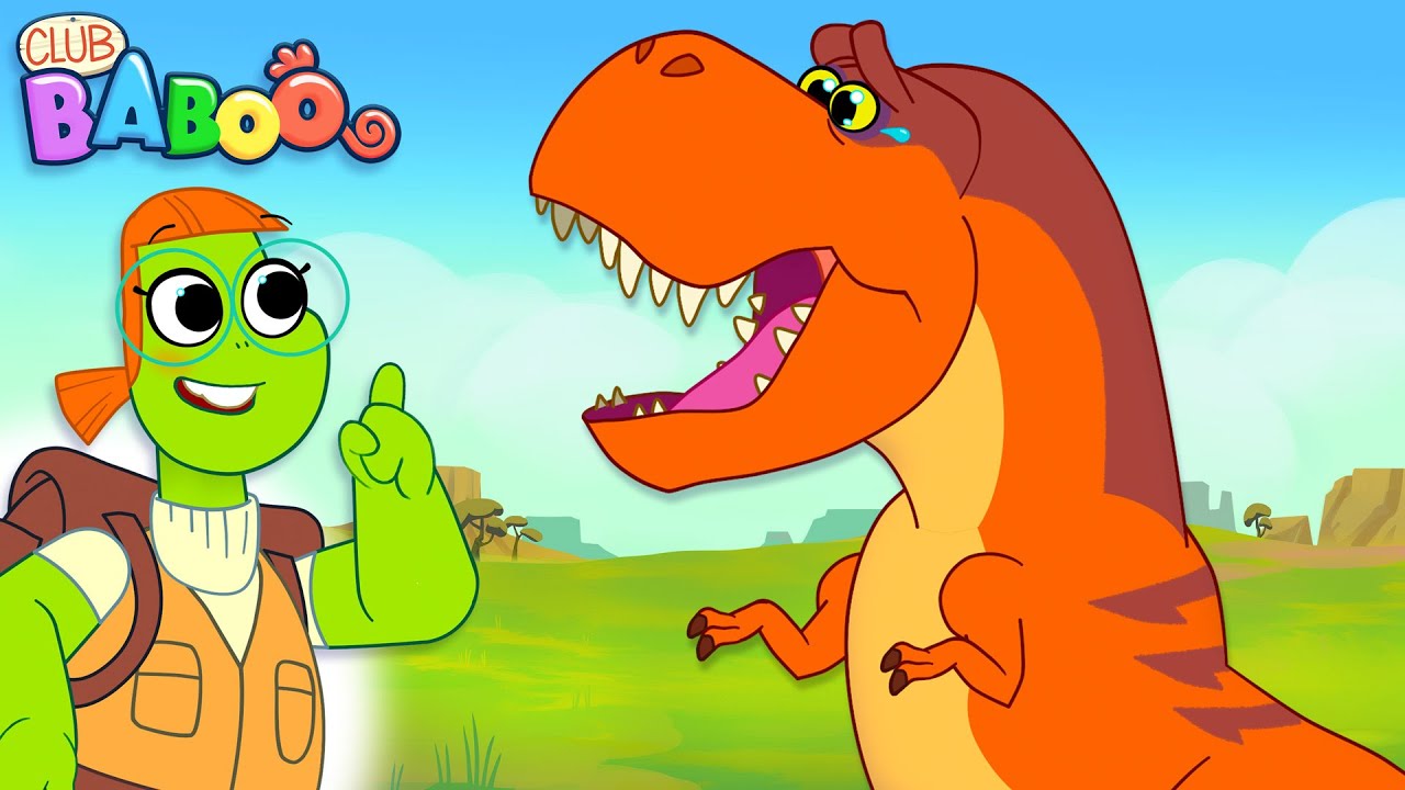 Was the T-Rex scared of a Triceratops? Learn DINOSAURS with Club Baboo DINO FACTS