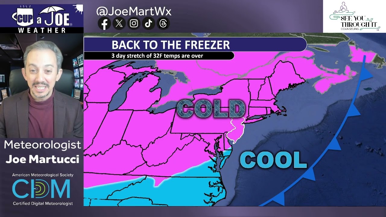 The February thaw is OVER in NJ 🥶