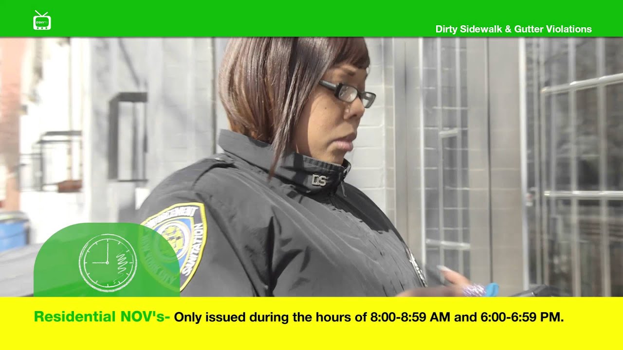 DSNY: Dirty Sidewalk & Gutter Violations