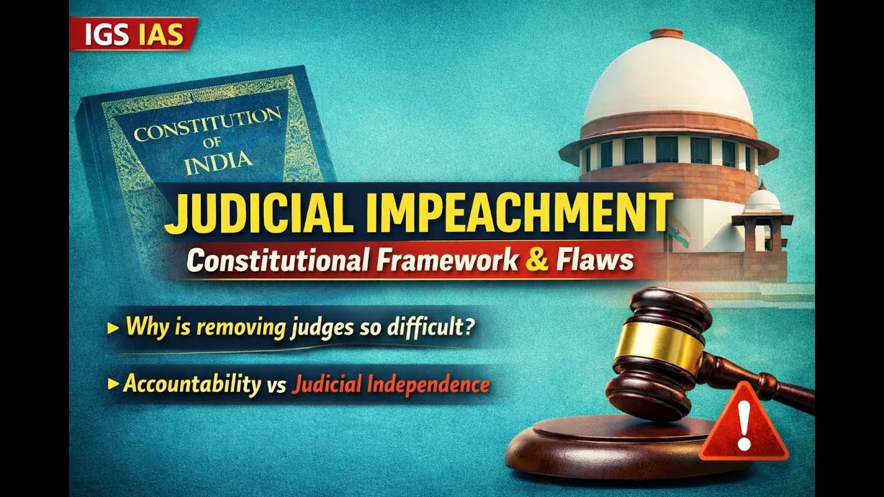 Judicial impeachment - Prelims+Mains Current Affairs 2026 - 