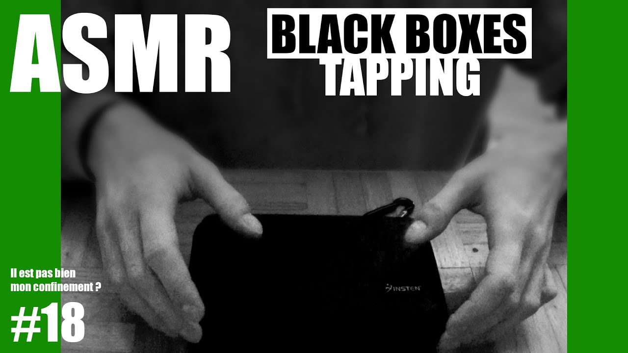 [ASMR] IEPBMC? #18 BLACK BOXES TAPPING (NO TALKING)