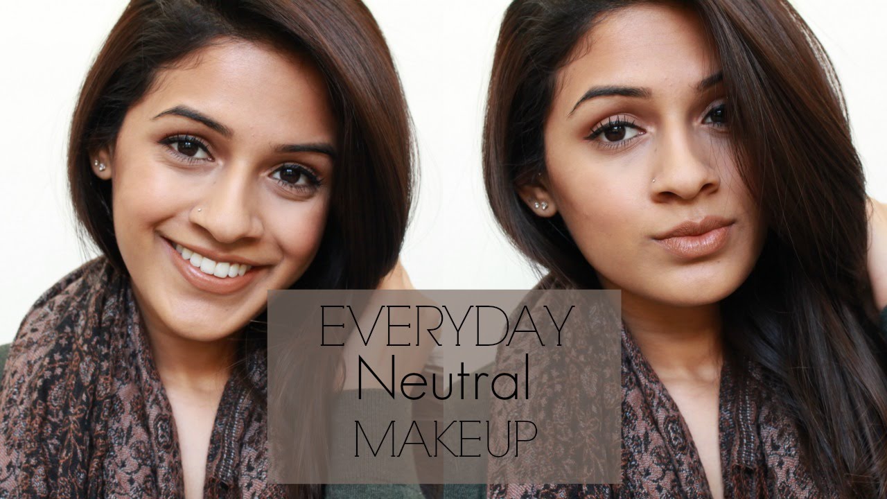 Everyday Neutral Makeup | Work & School Friendly | Simple Look | Brown skin