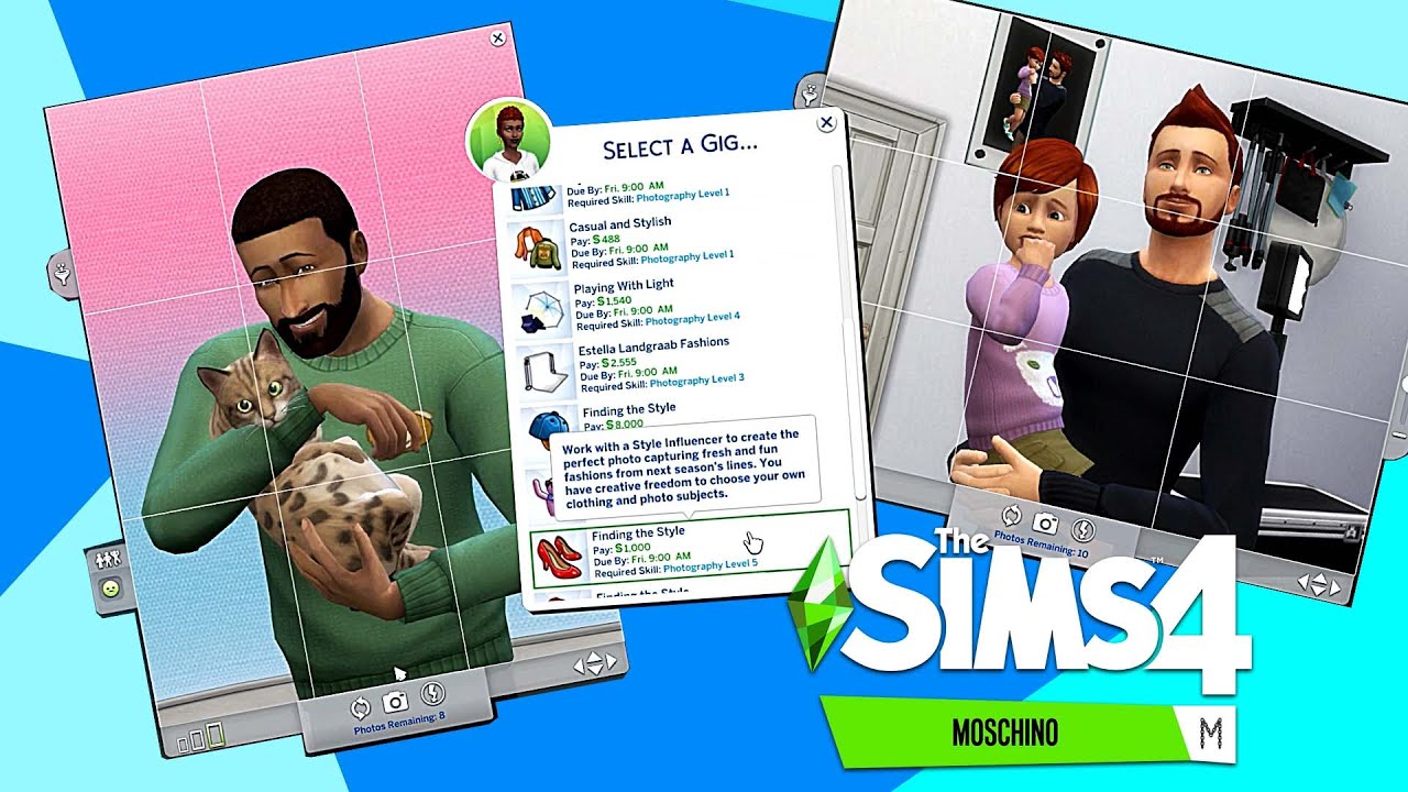 PET POSES? TODDLER PICS? | The Sims 4 Moschino Stuff Pack Guru Deep Dive Livestream