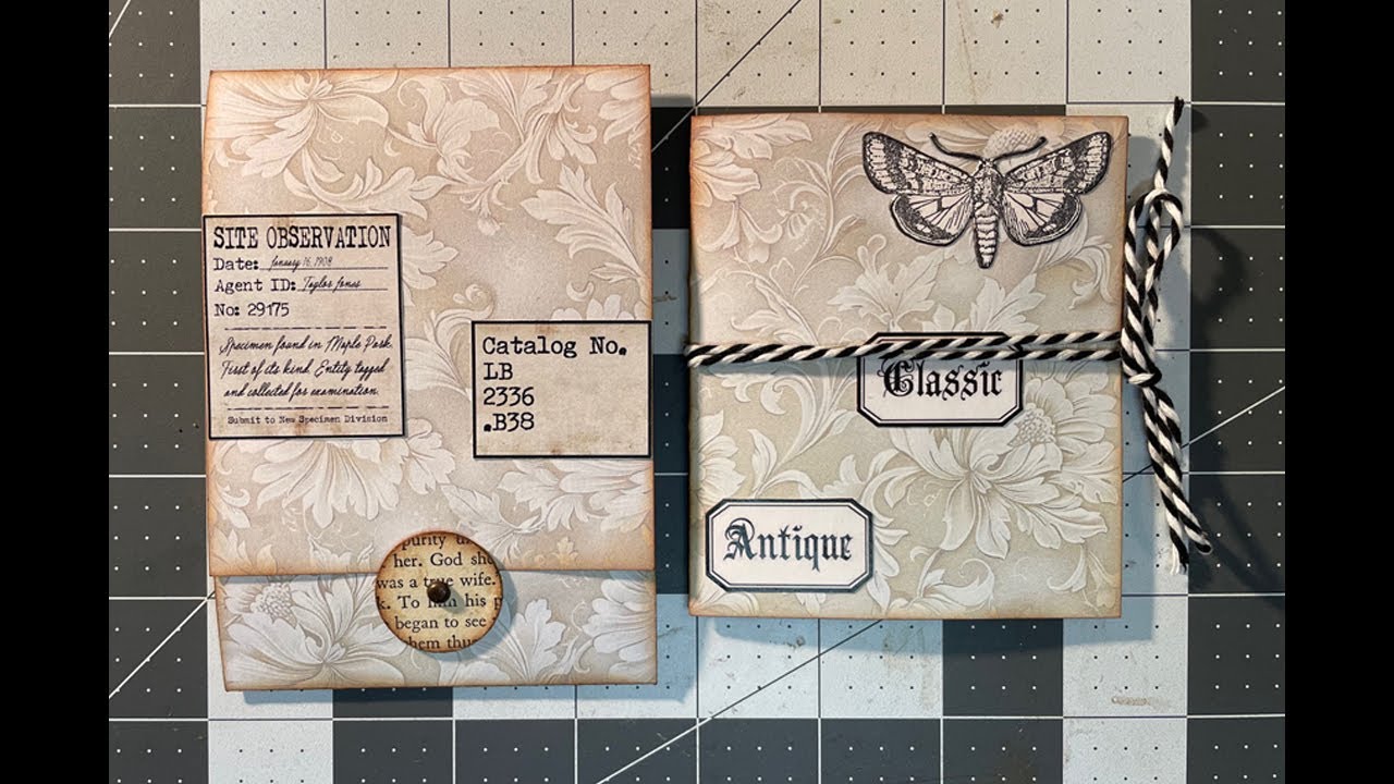 Tutorial: 2 Notepads from 1 Sheet - Junk Journal Ephemera
