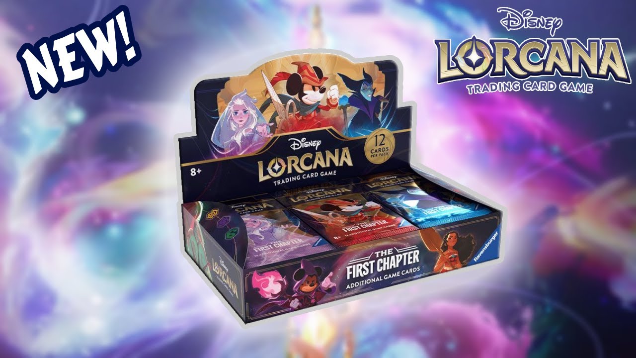 Disney Lorcana Chapter 1 booster Box Opening!