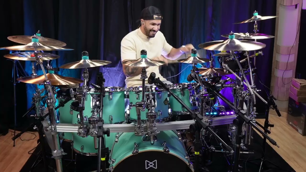 Me Apaixonei Nessa Morena - Leonardo Castro / #drumcam