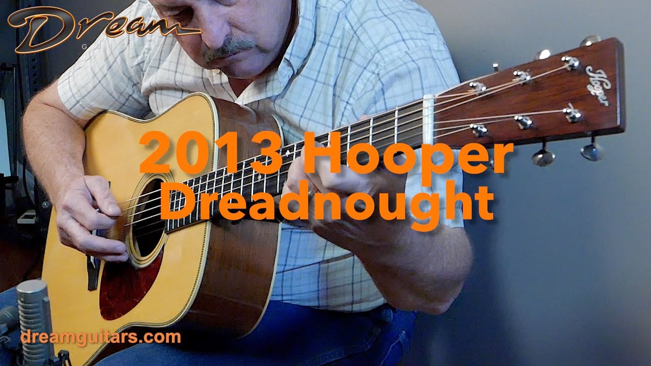 2013 Hooper Dreadnought, Honduran Rosewood & Carpathian Spruce