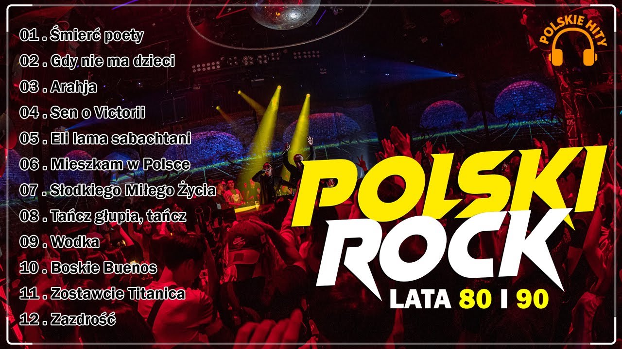 Polski Rock Retro 🧨 Kultowe Piosenki z Lat 80 i 90