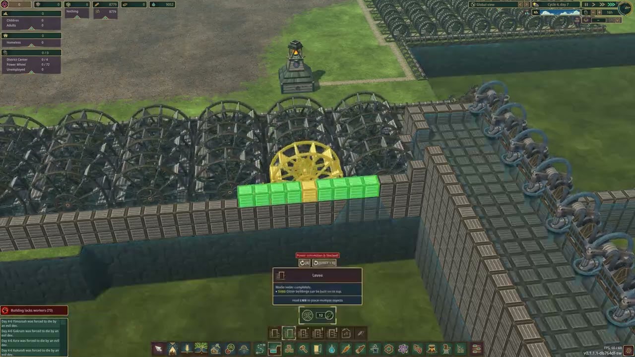 Timberborn Infinite Power.