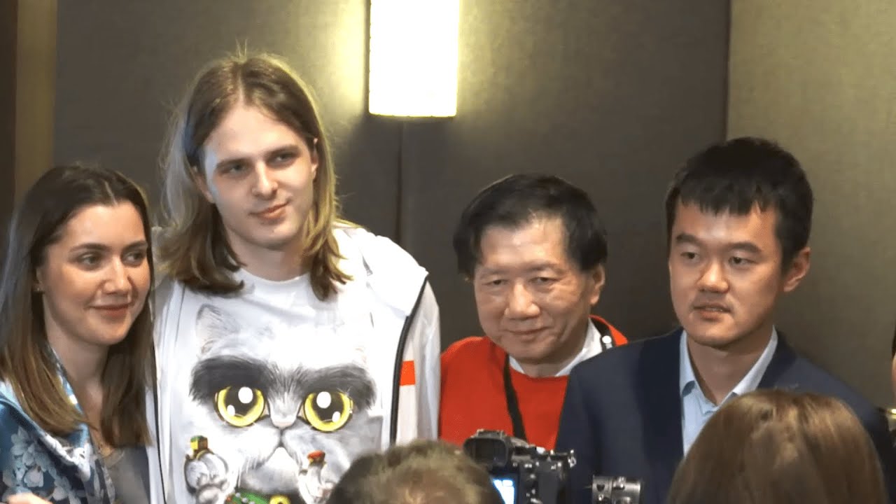 Ding Meets Rapport After Becoming The World Champion