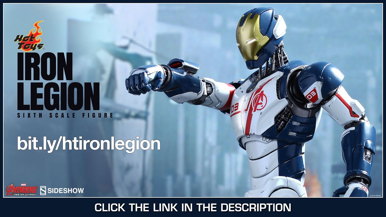 Avengers Age Of Ultron Hot Toys Iron Legion Movie Masterpiece 1/6 Scale Collectible Figure Review