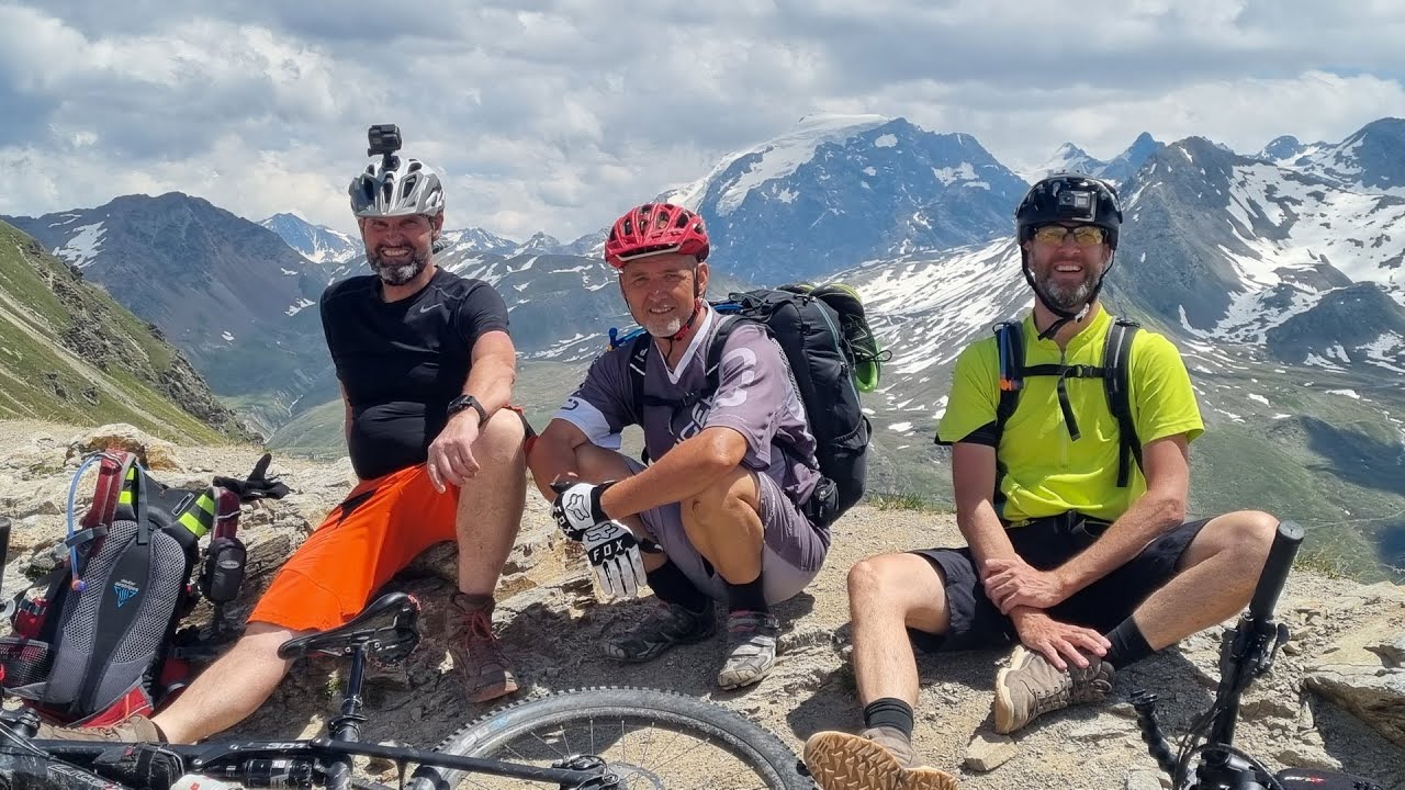 Überquerung der Alpen mit dem MTB auf der Joe-Route von Oberstdorf nach Riva