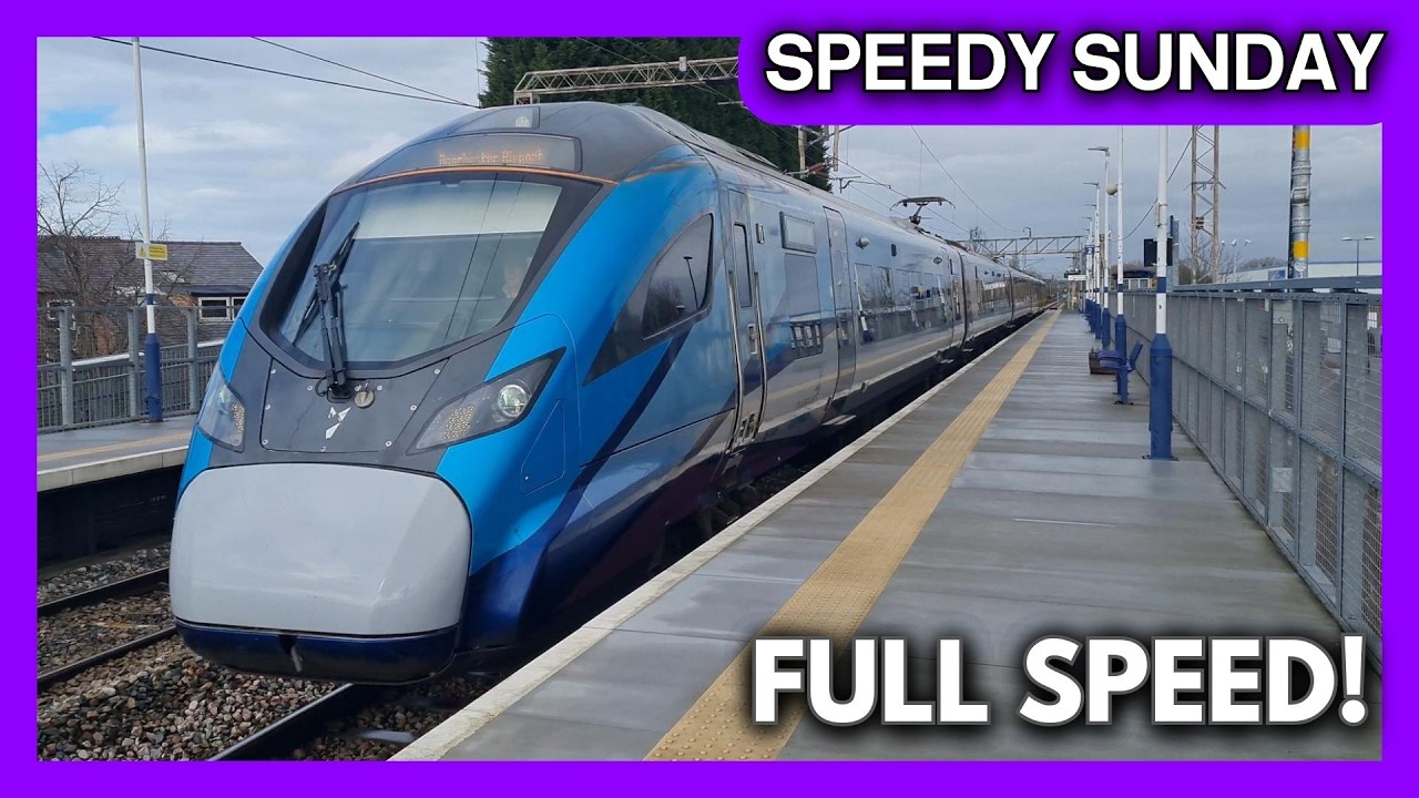Fast Trains at Mauldeth Road railway station | Speedy Sunday