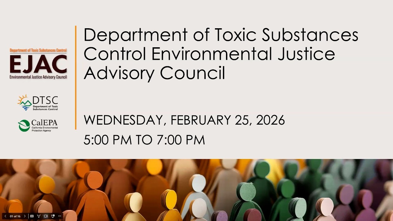 Environmental Justice Advisory Council (EJAC) - Public Meeting - February 25, 2026
