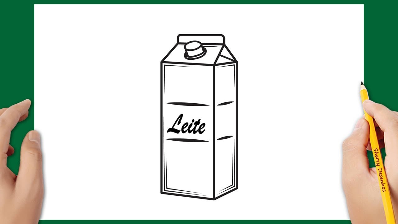 Como desenhar uma caixa de leite