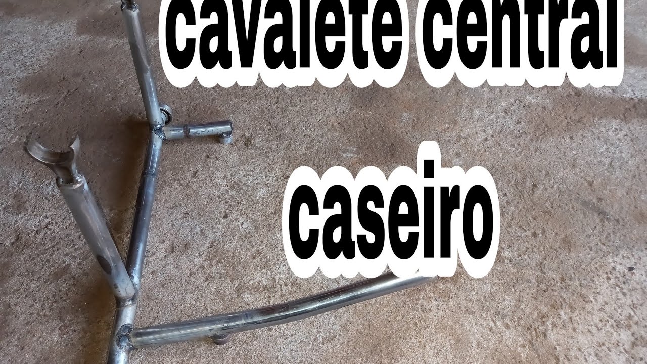cavalete central caseiro