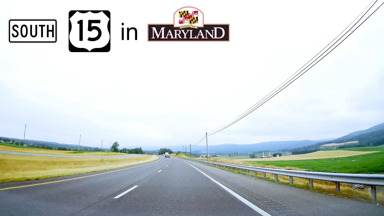 US-15 Southbound in Maryland (Full Trip)