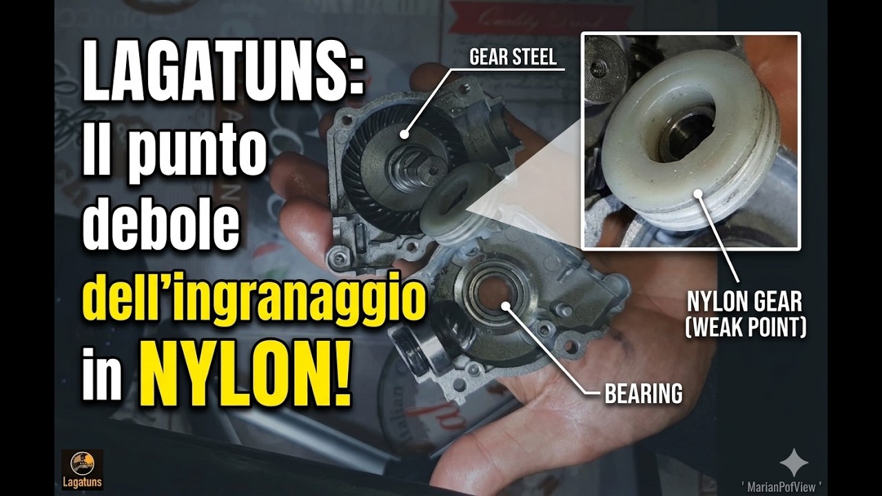 Risoluzione problema meccanico su motosega a batteria Lagatuns  minichainsaw ISSUE FIXED