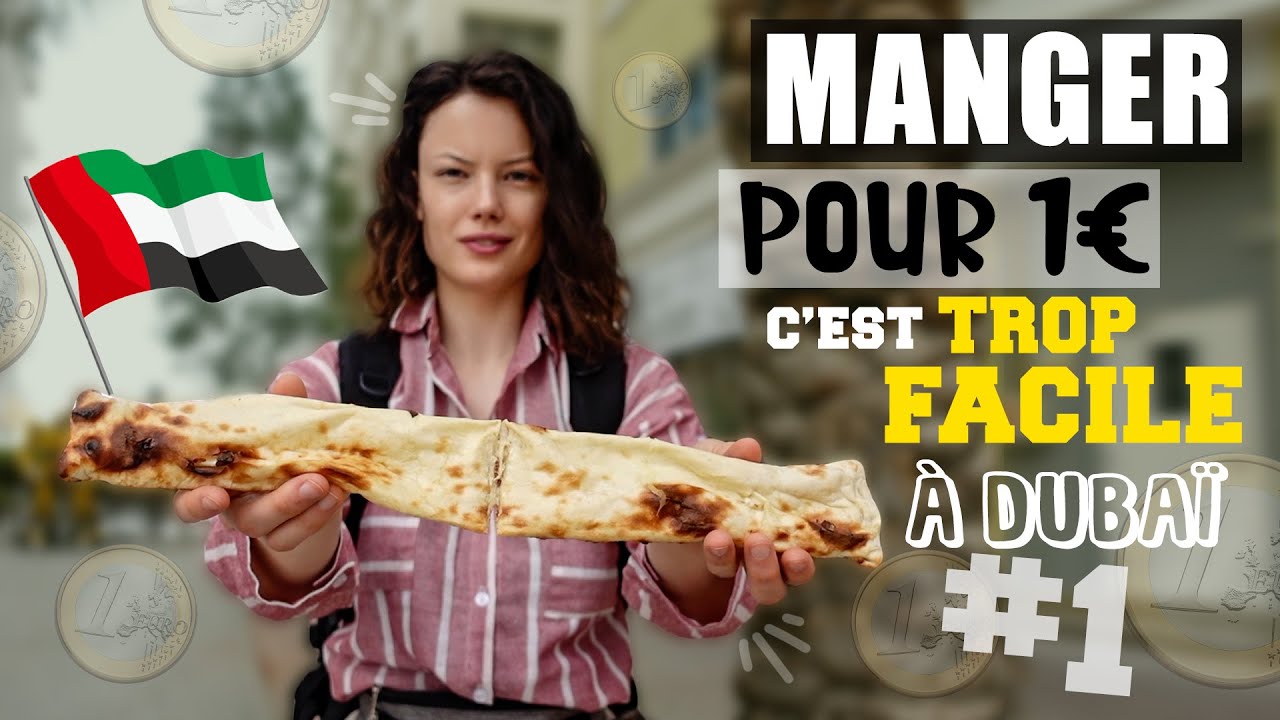 TROP FACILE DE MANGER POUR MOINS DE 1€ À DUBAÏ 😱 - Claire