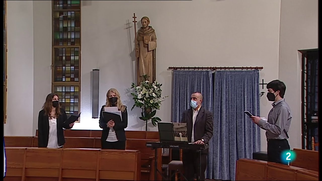 Cor Cantus Firmus, a la misa de TVE