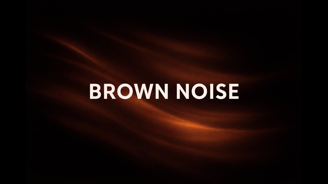 Brown Noise for Sleep & Focus — 3 Hours | Deep Relaxation, ADHD Focus, Tinnitus Masking
