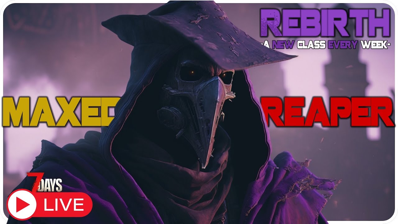 The GRIM REAPER goes HUNTING! | 7 Days to Die Rebirth Mod