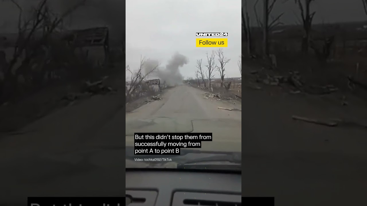 Dangerous Route of Ukrainian Soldiers #warinukraine