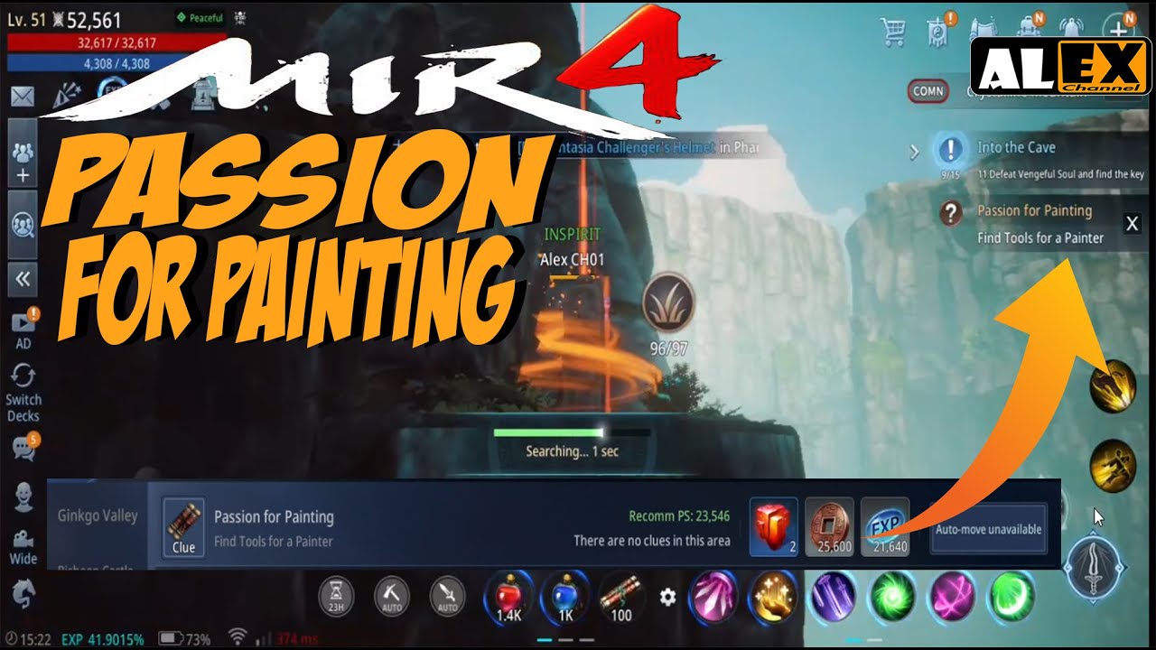 MIR4 Passion for Painting Unlock Quest