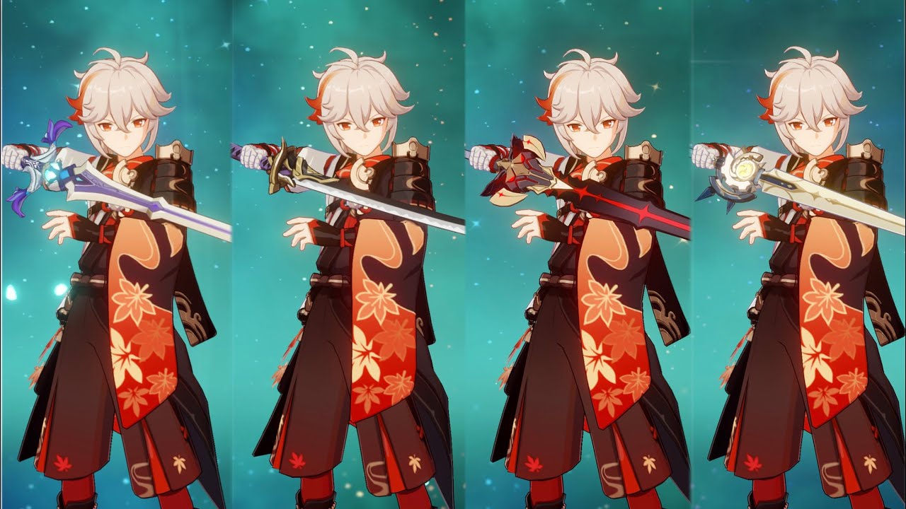 C0 Kazuha DPS weapon comparison (F2P)