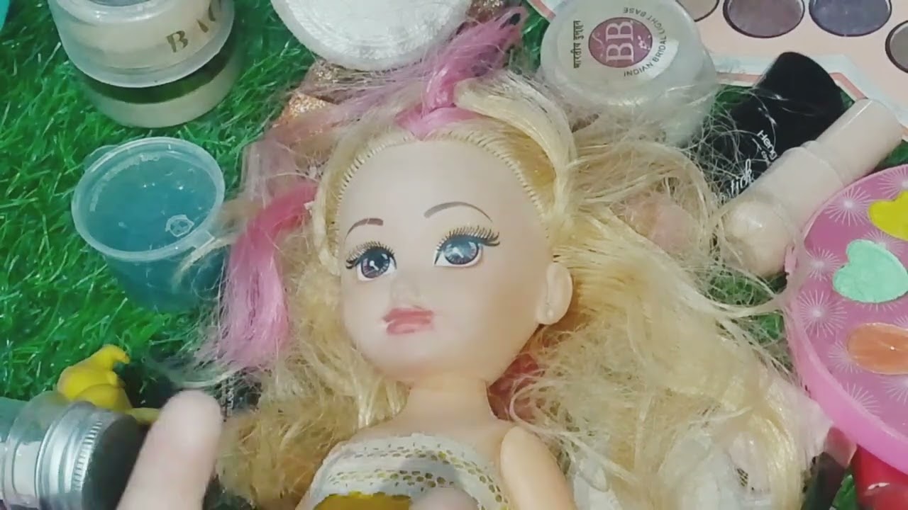 Satisfying makeup asmr sound skin care routine #viral#doll#asmr#asmemakeup