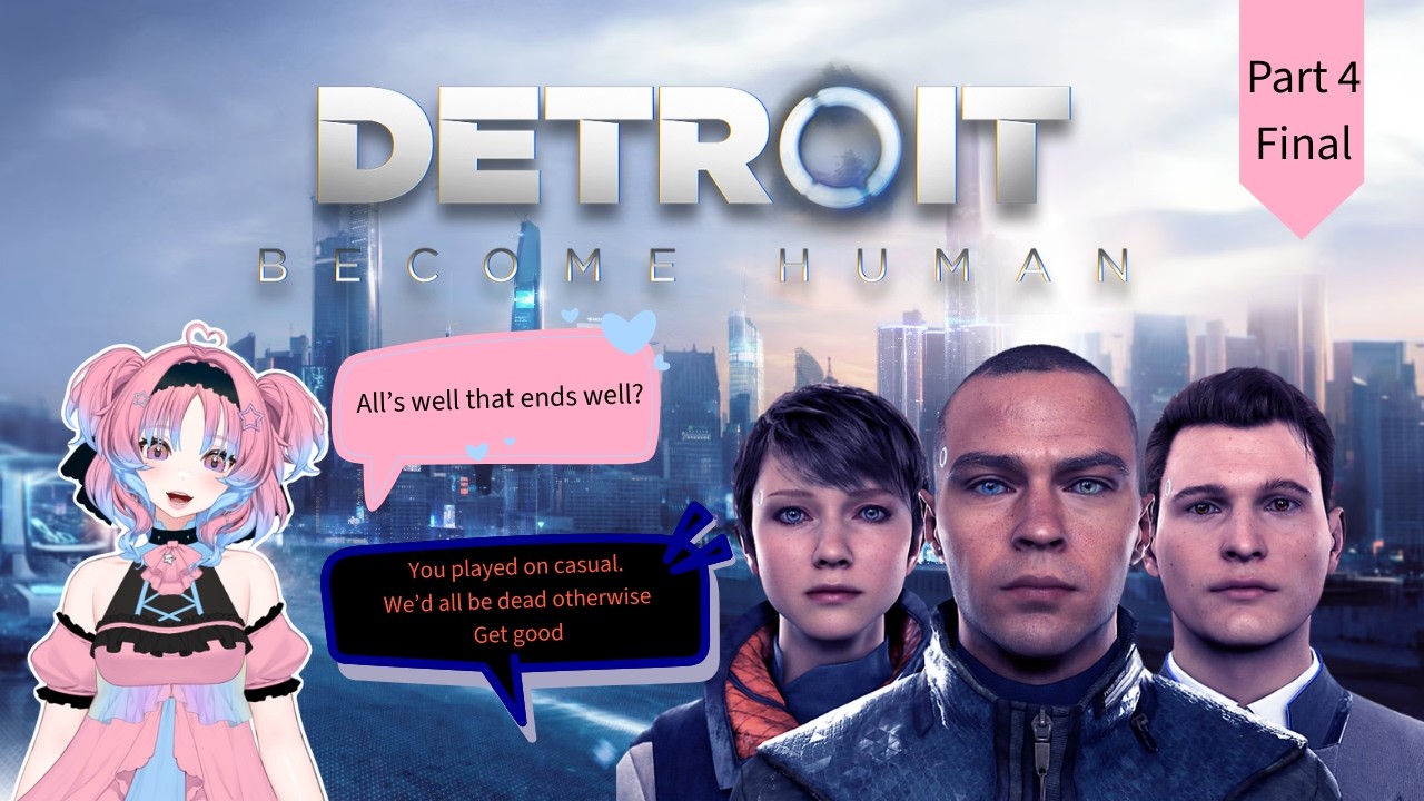 Detroit Become Human blind vtuber playthrough Part 4 (FINAL)