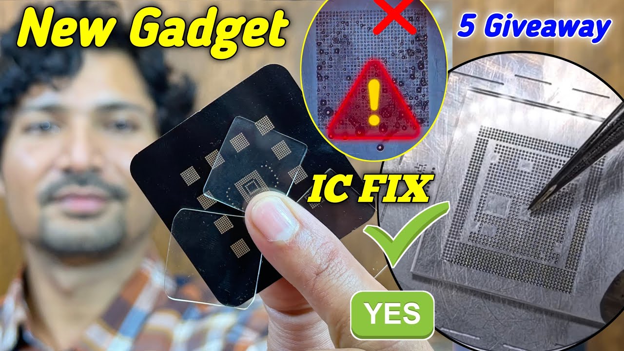 New Gadget IC Reballing Tool 5Giveaway All IC FIX ✅
