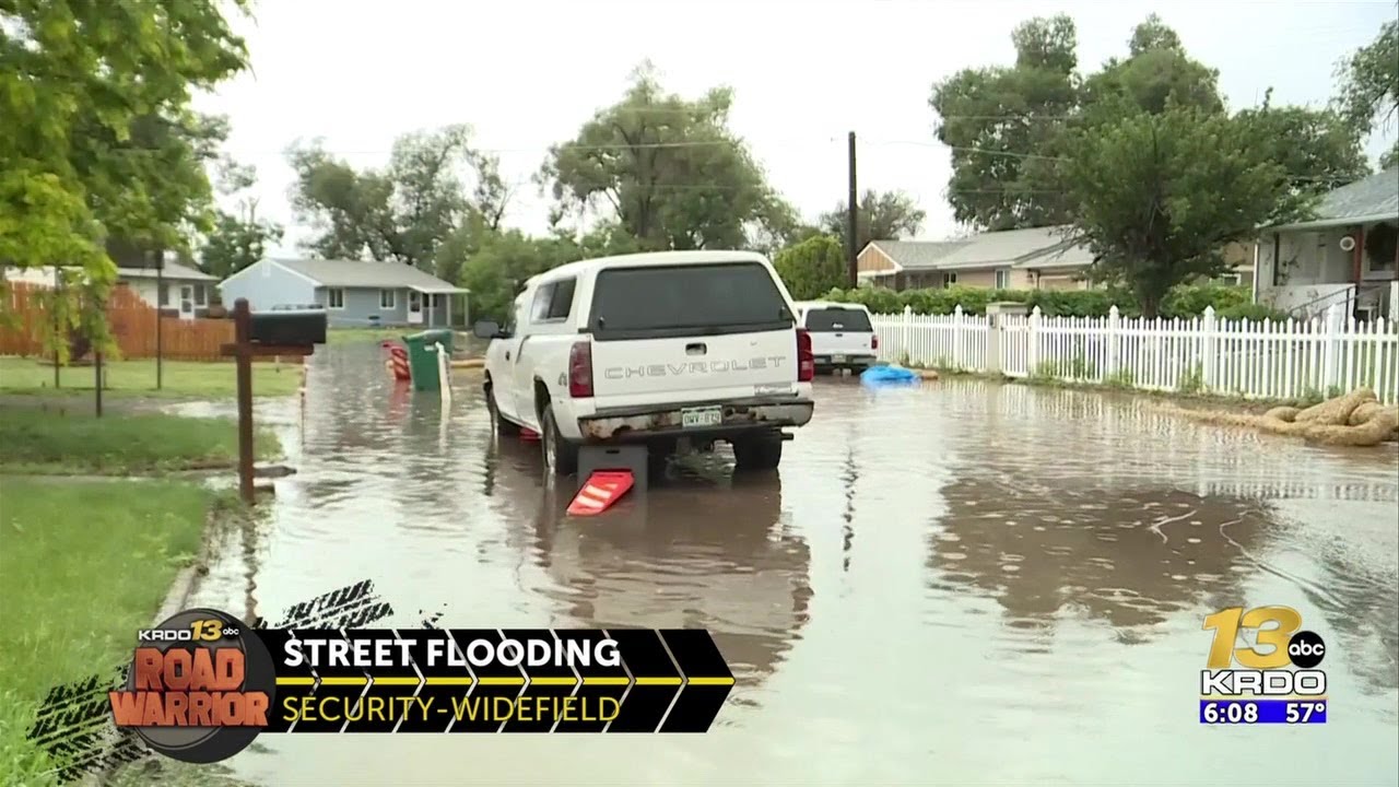Some residents of Security-Widefield eagerly await street repaving while coping with flash flooding