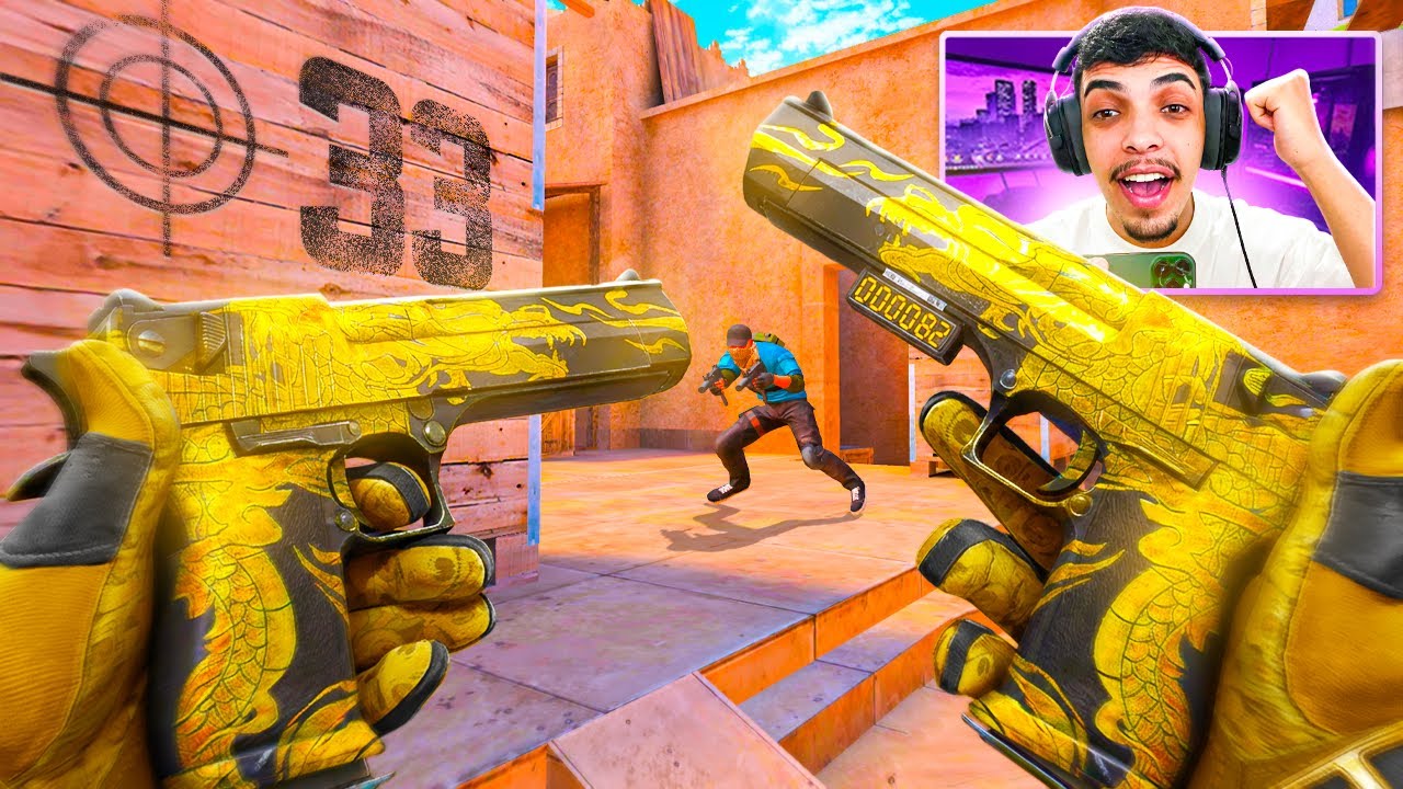 JOGUEI com a 2º DESERT mais CARA do STANDOFF 2 e O TIME INIMIGO ME CHAMOU DE HACKER!!! 