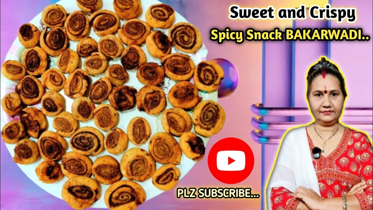Sweet and Crispy  snack bhakarwadi | CrispyBhakarwadi Ki Recipe Bakarwadi #BakarwadiRecipe 😍