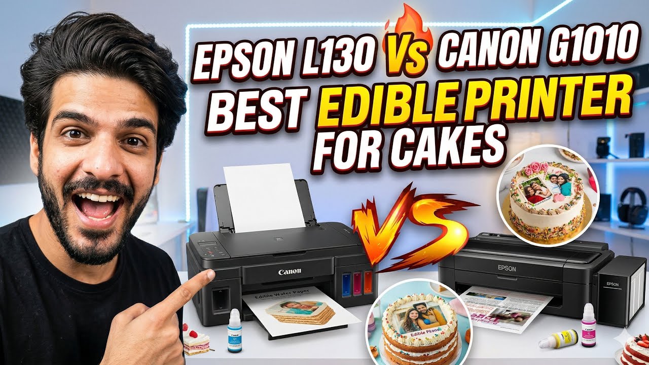 Epson l130 Vs Canon G1010🔥Best Edible Printer🔥Best Edible Printer For Cakes🔥