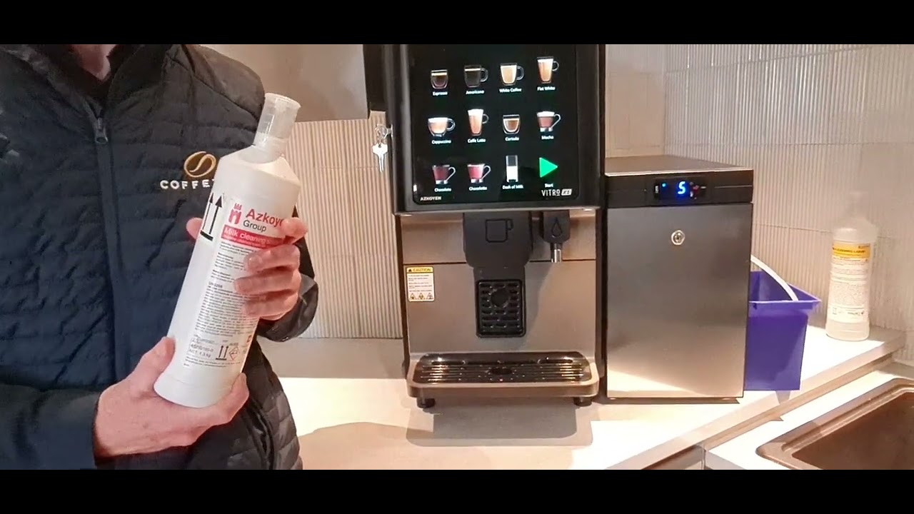 Coffetek X1 MIA daily and weekly cleaning products