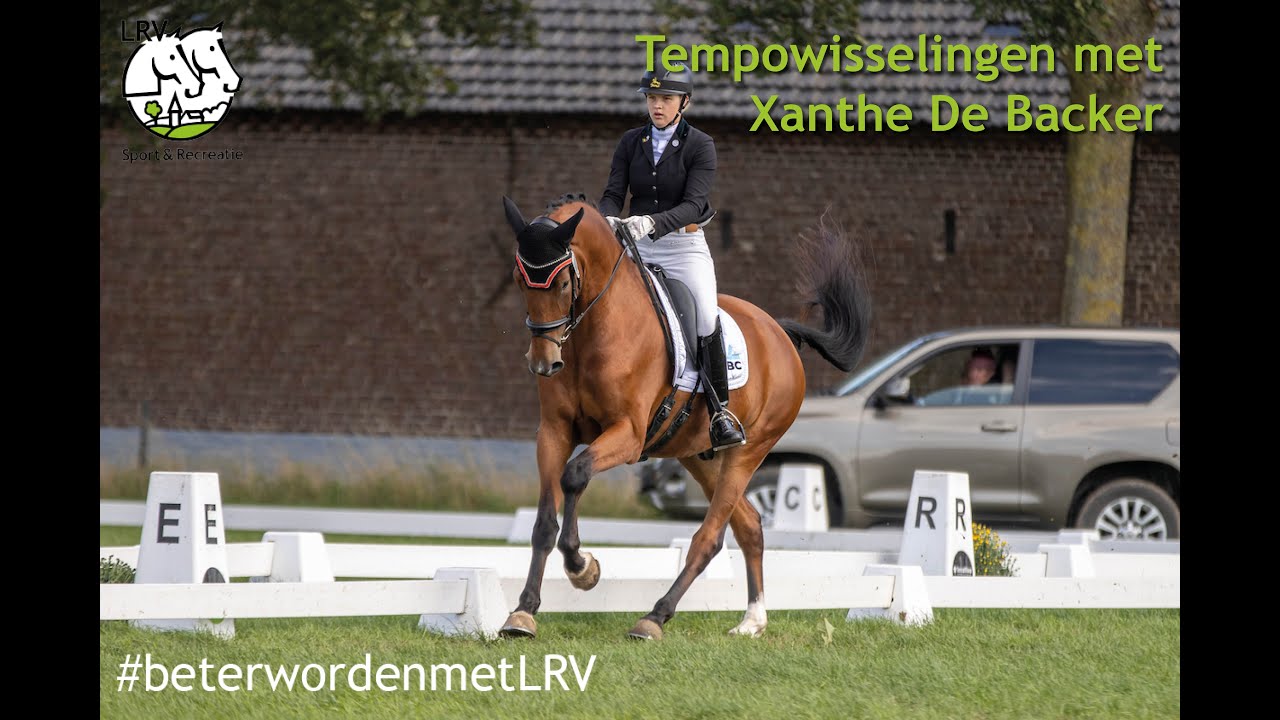 #beterwordenmetLRV​ Tempowisselingen met Xanthe De Backer - Draf