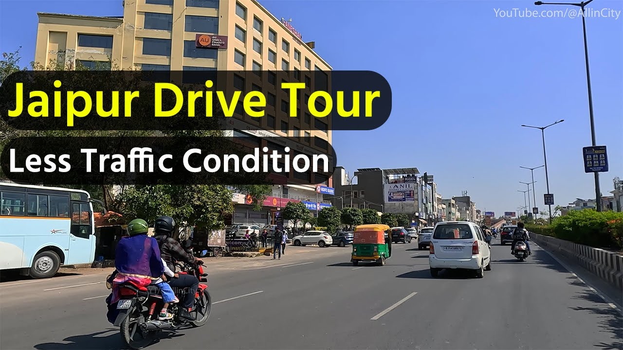UnSeen Jaipur City Street View 4K ! Driving Through Jaipur !
